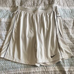 Nike White 8in Inseam Shorts